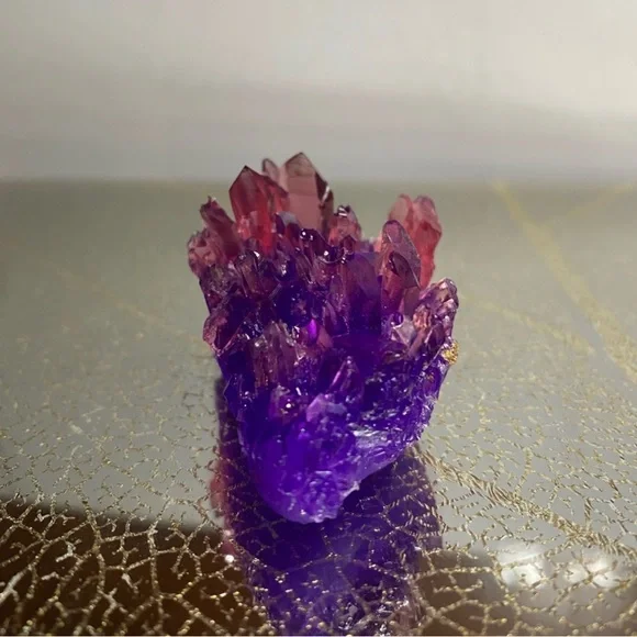 House decoration ~ Purple & pink crystal cluster decoration ππ - Picture 10 of 16